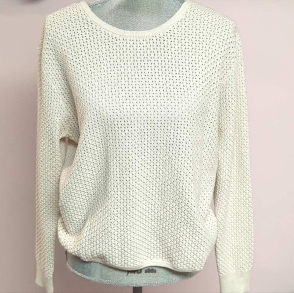 Hudson Jeans Twisted Open Back Sweater